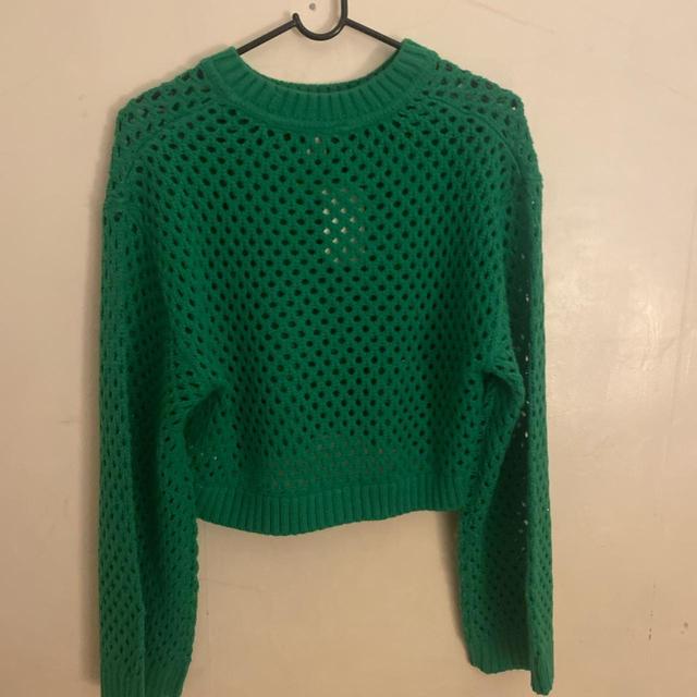 H&M Women's Jumper - Green - XXS on Productcaster.