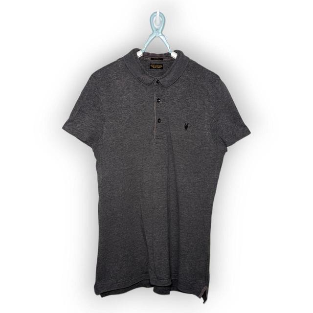 AllSaints Men's Polo shirt - Grey - M on Productcaster.