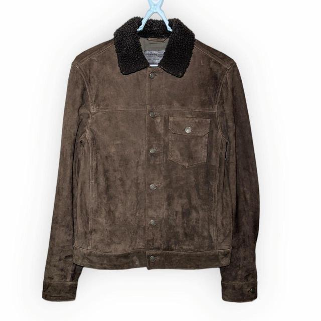 AllSaints Men's Overcoat - Brown - S on Productcaster.