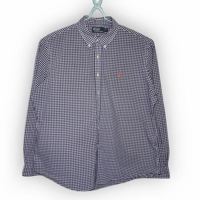 Ralph Lauren Men's Shirt - Blue - XXL on Productcaster.