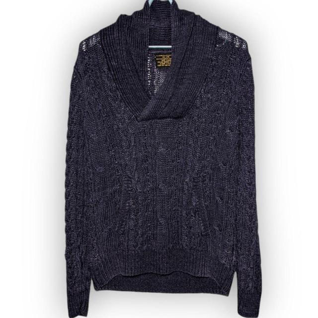 AllSaints Men's Jumper - Purple - L on Productcaster.