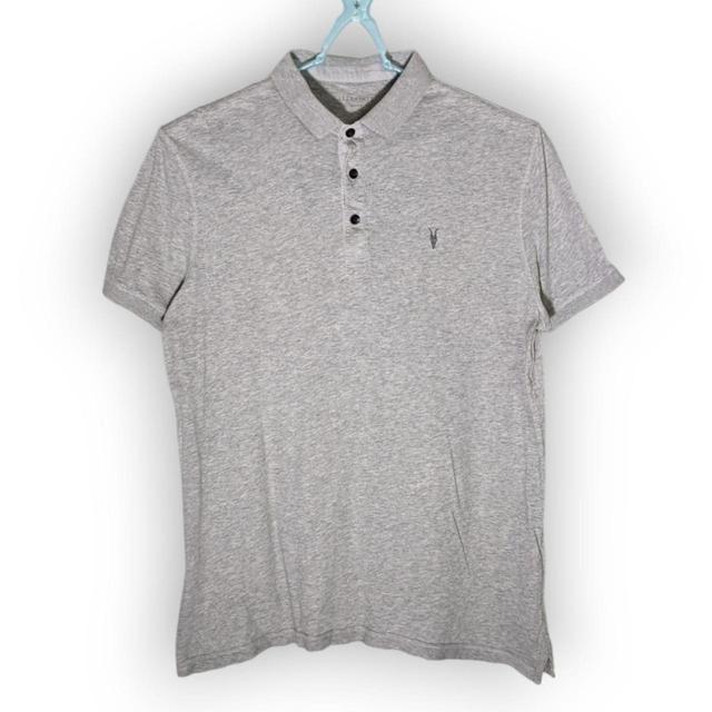 AllSaints Men's Polo shirt - Grey - M on Productcaster.