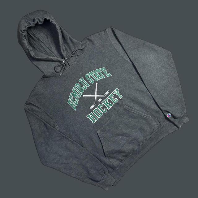 Champion Men's Hoodie - Grey - M on Productcaster.