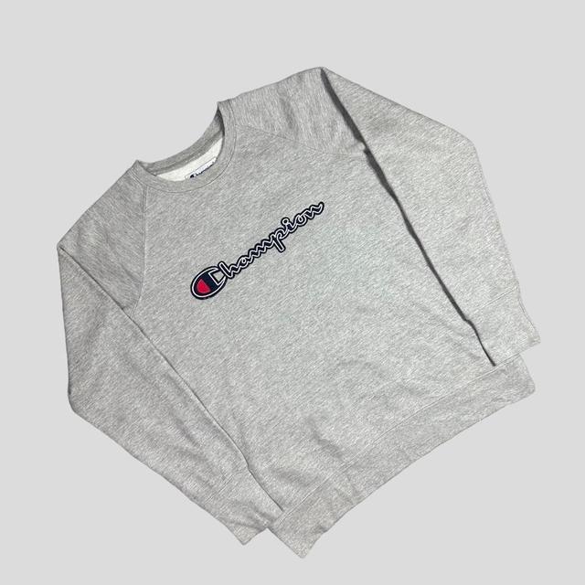 Champion Men's Sweatshirt - Grey - M on Productcaster.