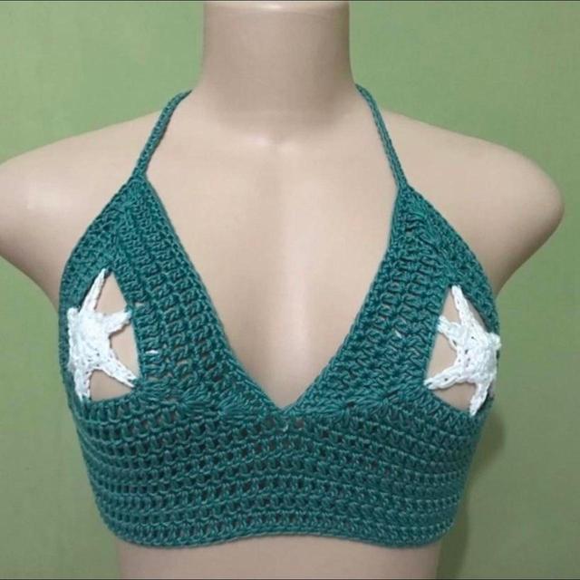 Handicrafts Inc. Women's Crop top - Green - 10 on Productcaster.