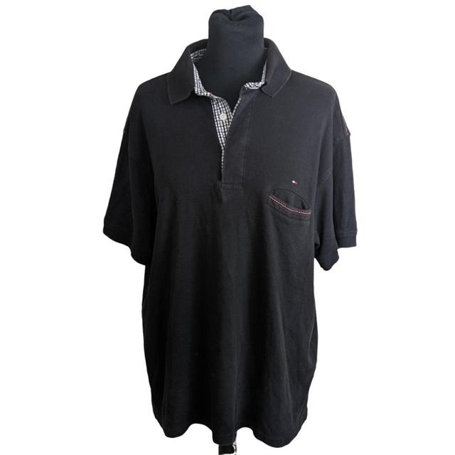 Tommy Hilfiger Men's Polo shirt - Black - XL on Productcaster.