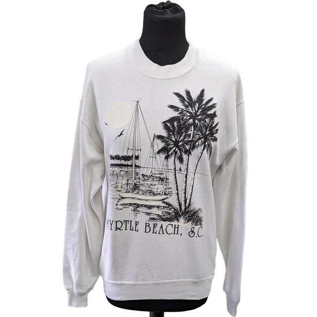 Jerzees Men's Sweatshirt - White - M on Productcaster.