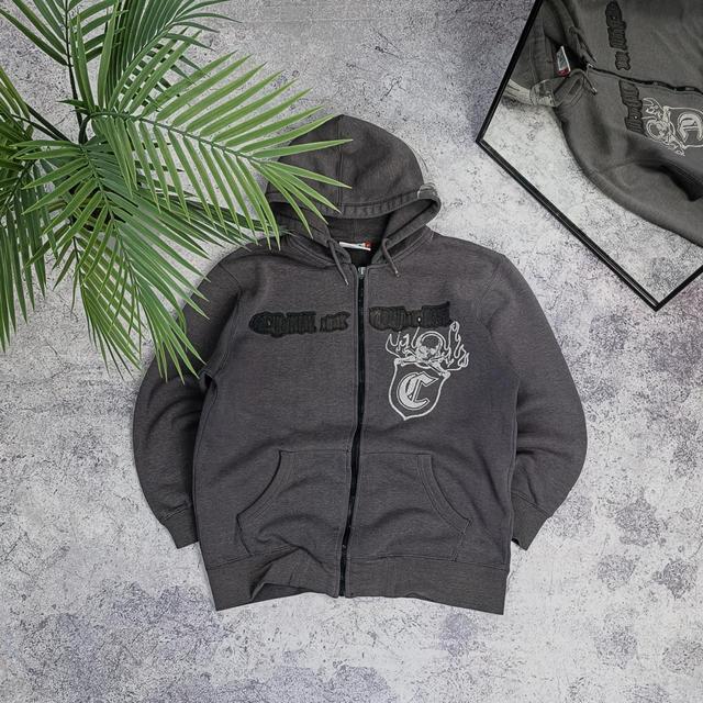 Vintage Men's Hoodie - Grey - S on Productcaster.