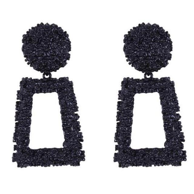 Women's Earrings - Black on Productcaster.