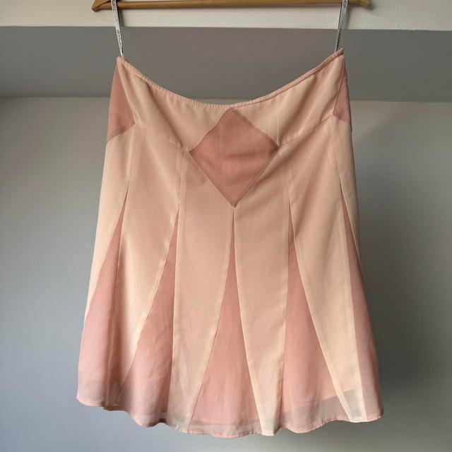 Topshop Women's Polyester Skirt - Pink - UK 12 on Productcaster.