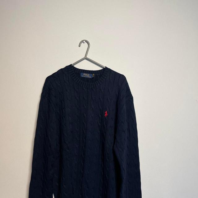 Polo Ralph Lauren Men's Sweatshirt - Navy - XL on Productcaster.