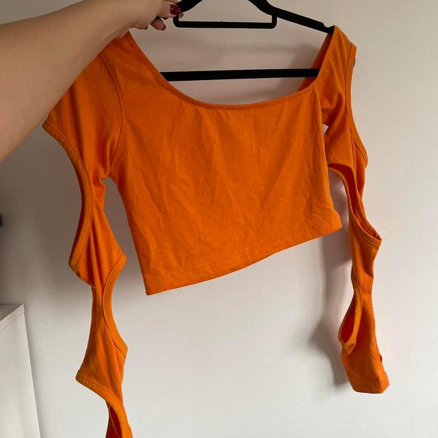 Missguided Women's Crop top - Orange - 10 on Productcaster.