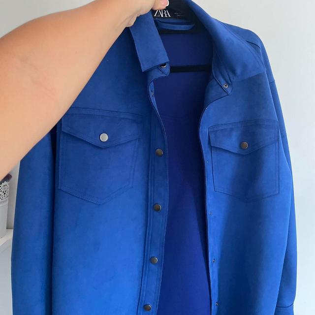 Zara Women's Shacket Jacket - Blue - XS on Productcaster.