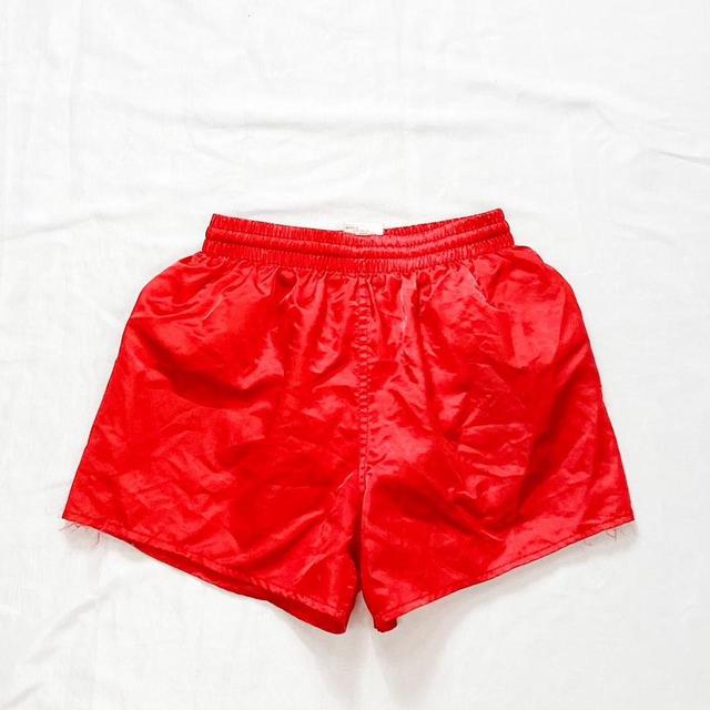 Vintage Men's Shorts - Red - S on Productcaster.