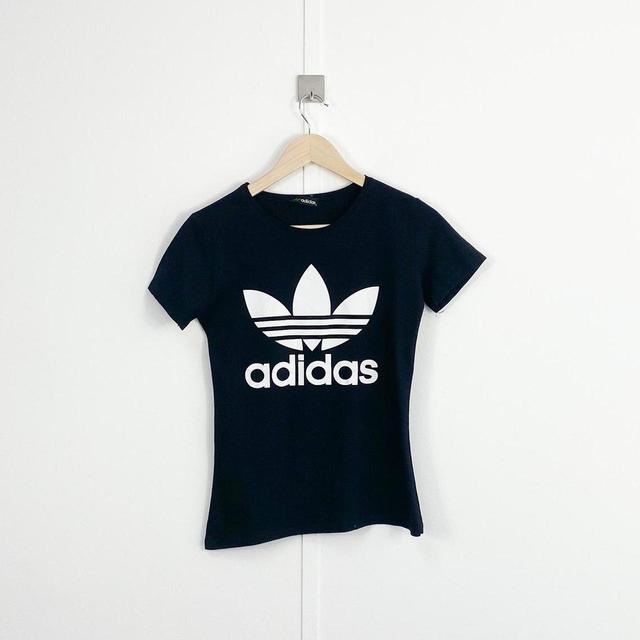 Adidas Originals Women's T-shirt - Black - S on Productcaster.