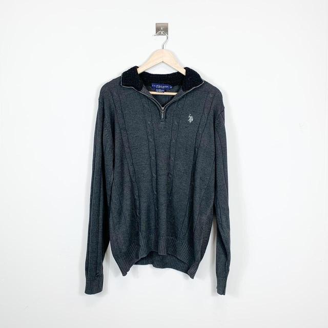 U.S. Polo Assn. Men's Sweatshirt - Grey - M on Productcaster.