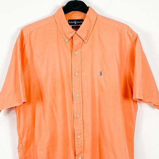 Ralph Lauren Men's Shirt - Orange - XL on Productcaster.