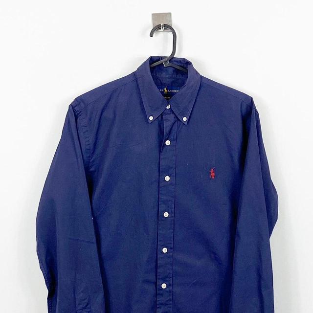 Ralph Lauren Men's Shirt - Blue/Navy - S on Productcaster.