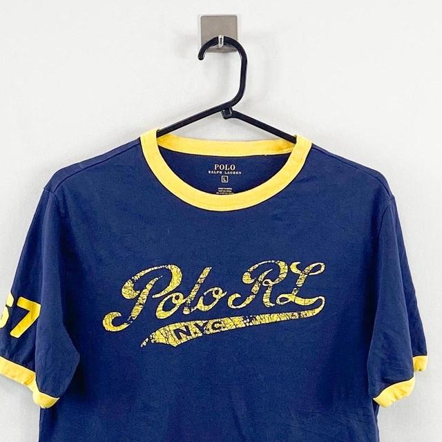 Polo Ralph Lauren Women's T-shirt - Blue - L on Productcaster.