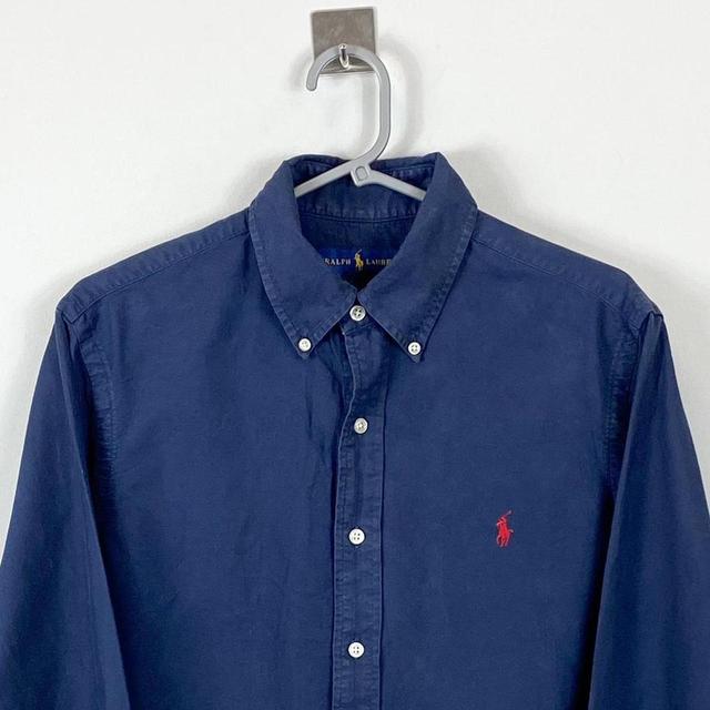 Ralph Lauren Men's Shirt - Navy - S on Productcaster.