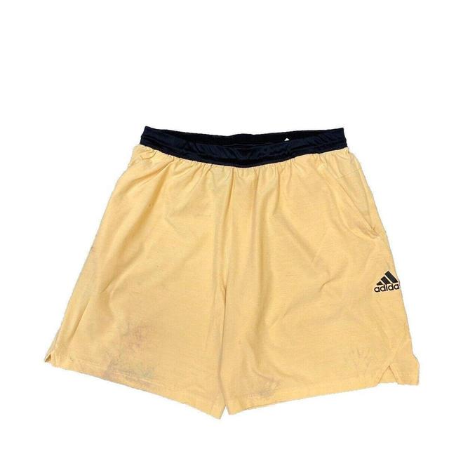 Adidas Men's Shorts - Yellow - XL on Productcaster.