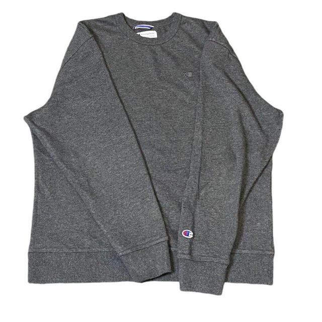 Champion Men's Sweatshirt - Grey - L on Productcaster.