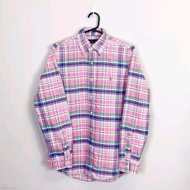 Ralph Lauren Men's Shirt - Pink - S on Productcaster.