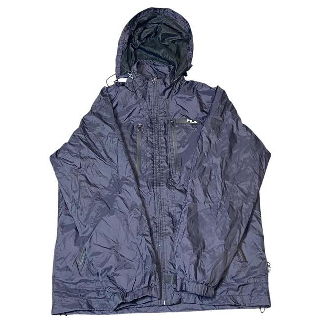 Fila Men's Coat - Navy - L on Productcaster.