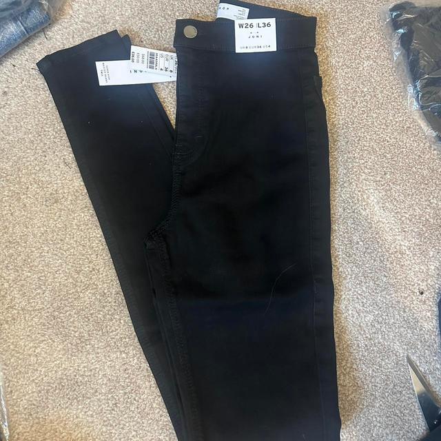 Topshop Women's Jeans - Black - UK 8 on Productcaster.