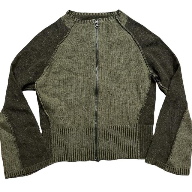 Vintage Women's Jumper - Khaki - M on Productcaster.