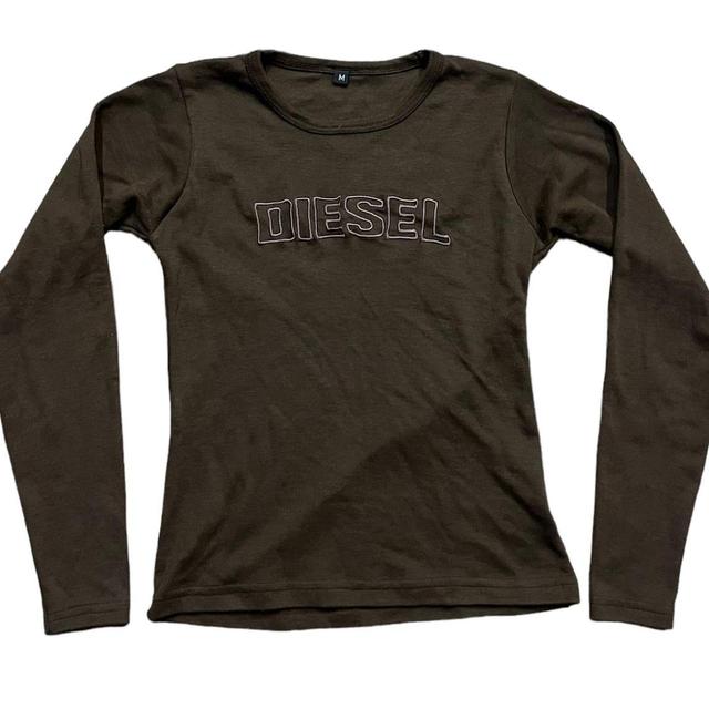 Diesel Women's T-shirt - Brown - M on Productcaster.