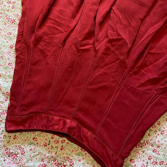 Women's Skirt - Red/Burgundy - UK 8 on Productcaster.