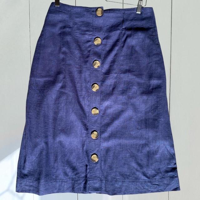 M&S Collection Women's Casual Skirt - Navy/Blue - UK 16 on Productcaster.