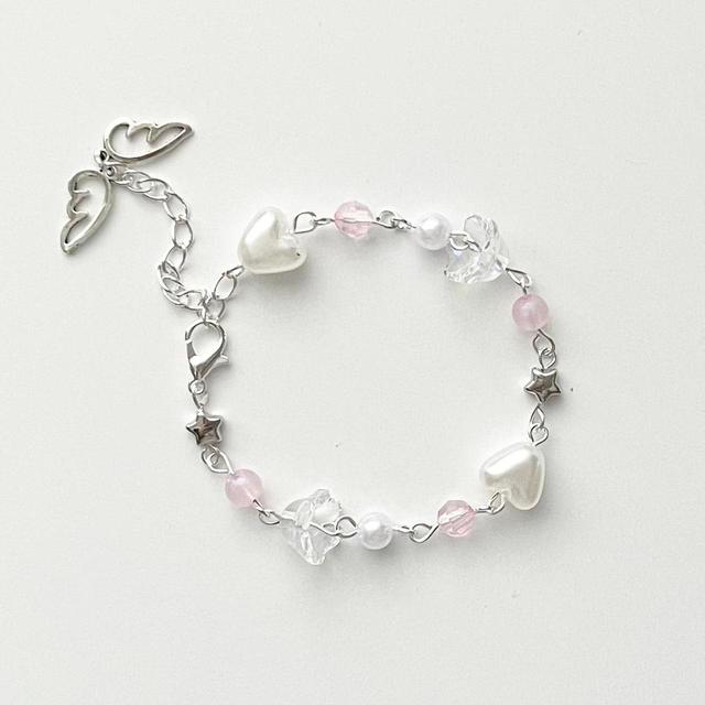 Handmade Women's Bracelet - Silver on Productcaster.