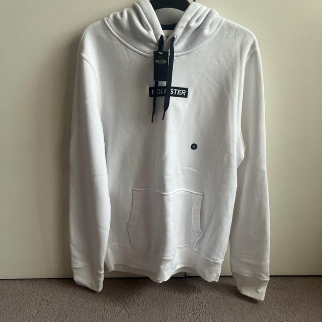 Hollister Co. Men's Hoodie - White - M on Productcaster.