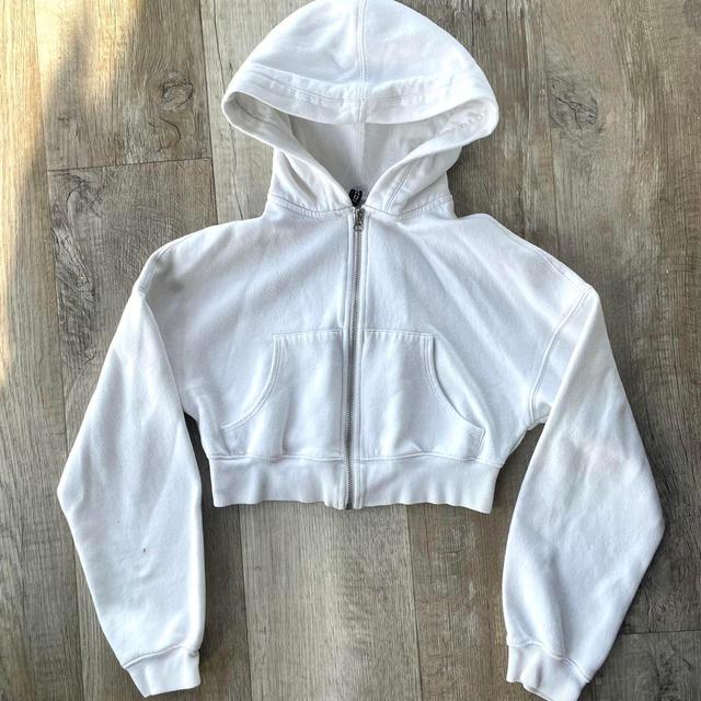 H&M Women's Hoodie - White - XS on Productcaster.