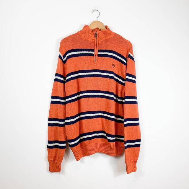 Chaps Men's Sweatshirt - Orange - M on Productcaster.