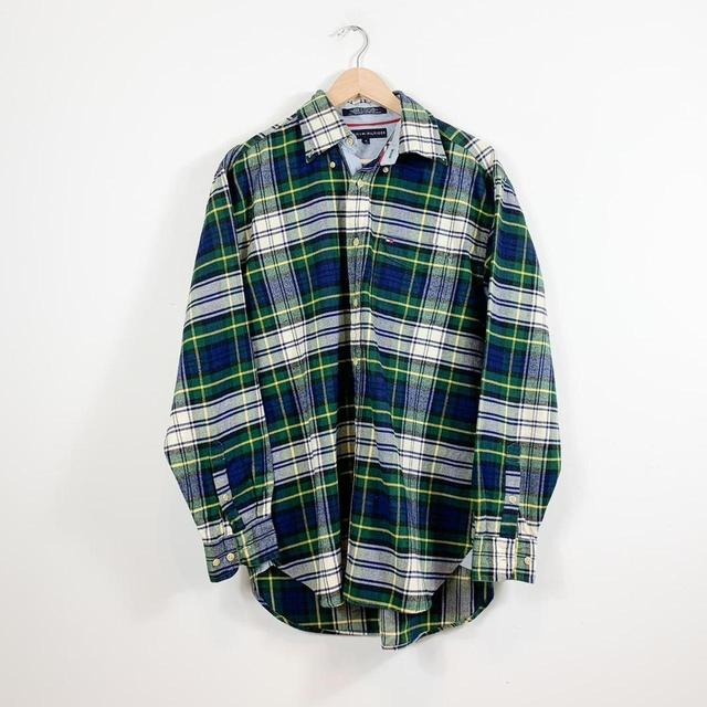 Tommy Hilfiger Men's Shirt - Navy - M on Productcaster.