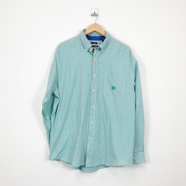 Chaps Men's Shirt - Green - XL on Productcaster.