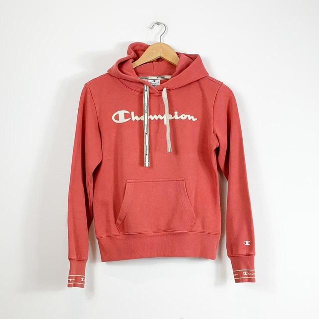 Champion Women's Hoodie - Pink - XS on Productcaster.