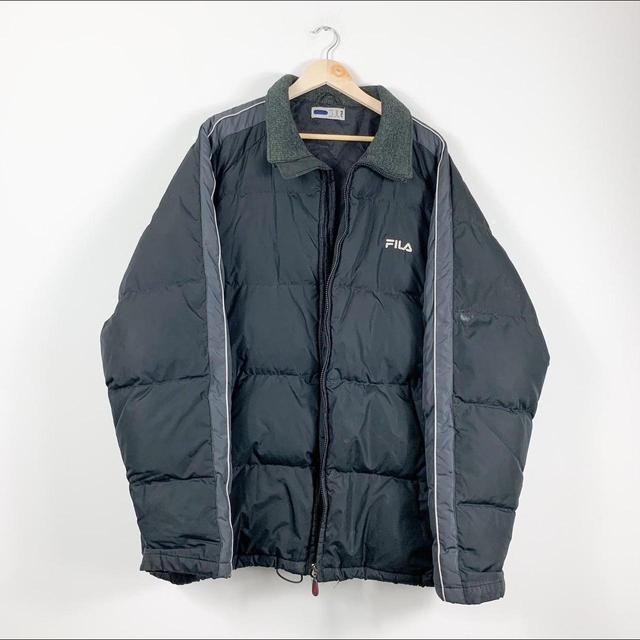 Fila Men's Coat - Black - XXL on Productcaster.