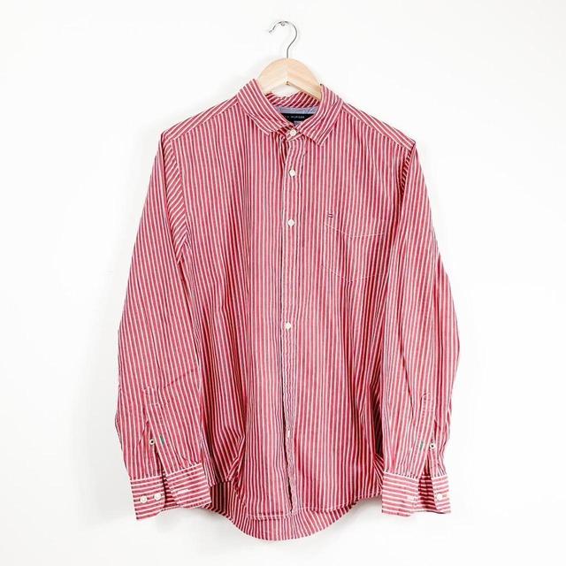 Tommy Hilfiger Women's Shirt - Red - M on Productcaster.