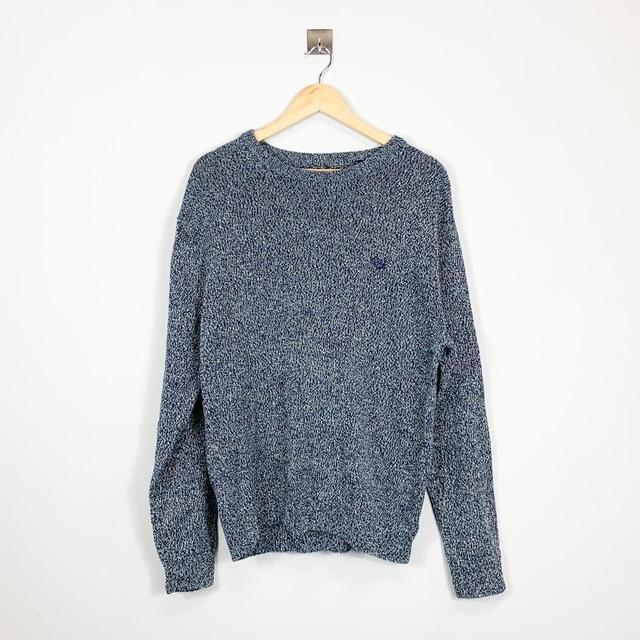 Chaps Men's Jumper - Blue - L on Productcaster.