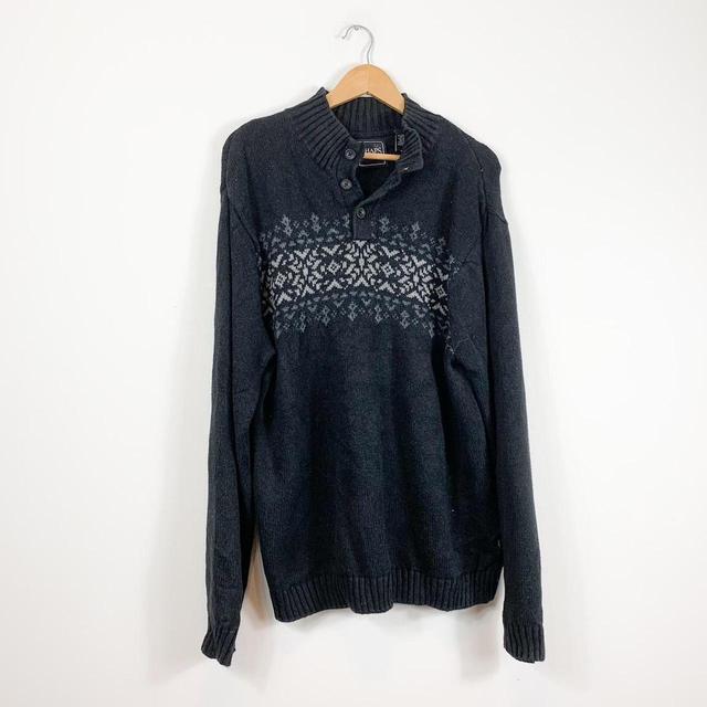 Chaps Men's Sweatshirt - Black - L on Productcaster.