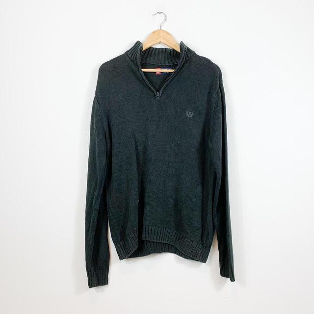 Chaps Men's Jumper - Black - S on Productcaster.