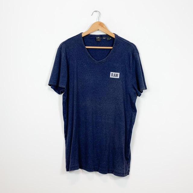 G-Star Men's T-shirt - Navy - L on Productcaster.