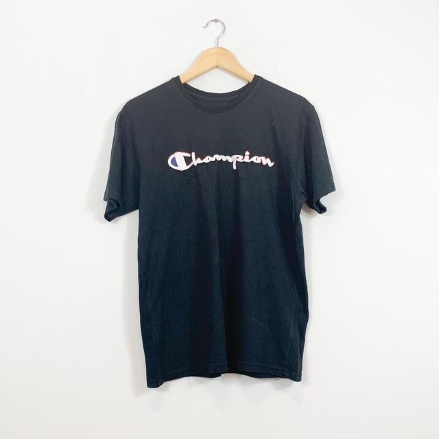 Champion Men's T-shirt - Black - M on Productcaster.