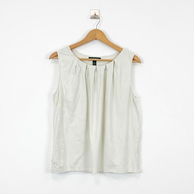 Ralph Lauren Women's Shirt - Cream - L on Productcaster.