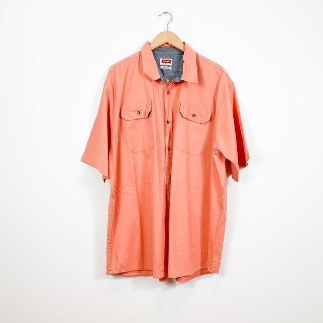 Wrangler Men's Shirt - Orange - XL on Productcaster.