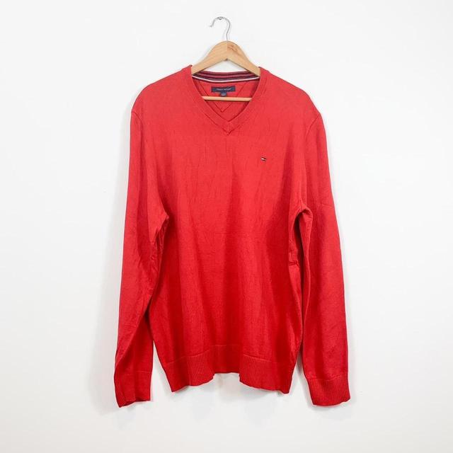 Tommy Hilfiger Men's Jumper - Red - XXL on Productcaster.